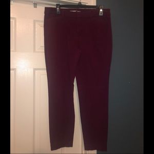 Maroon old navy pants